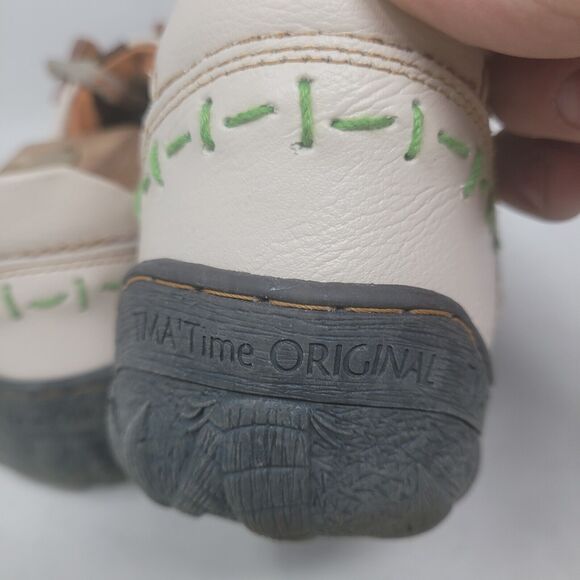 TMA Eyes Time Multicolor Lace Up Leather Walking Sneaker Shoes Women's 8 GERMANY - Picture 6 of 10